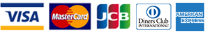 [VISA/MasterCard/JCB/Diners/AMEX]